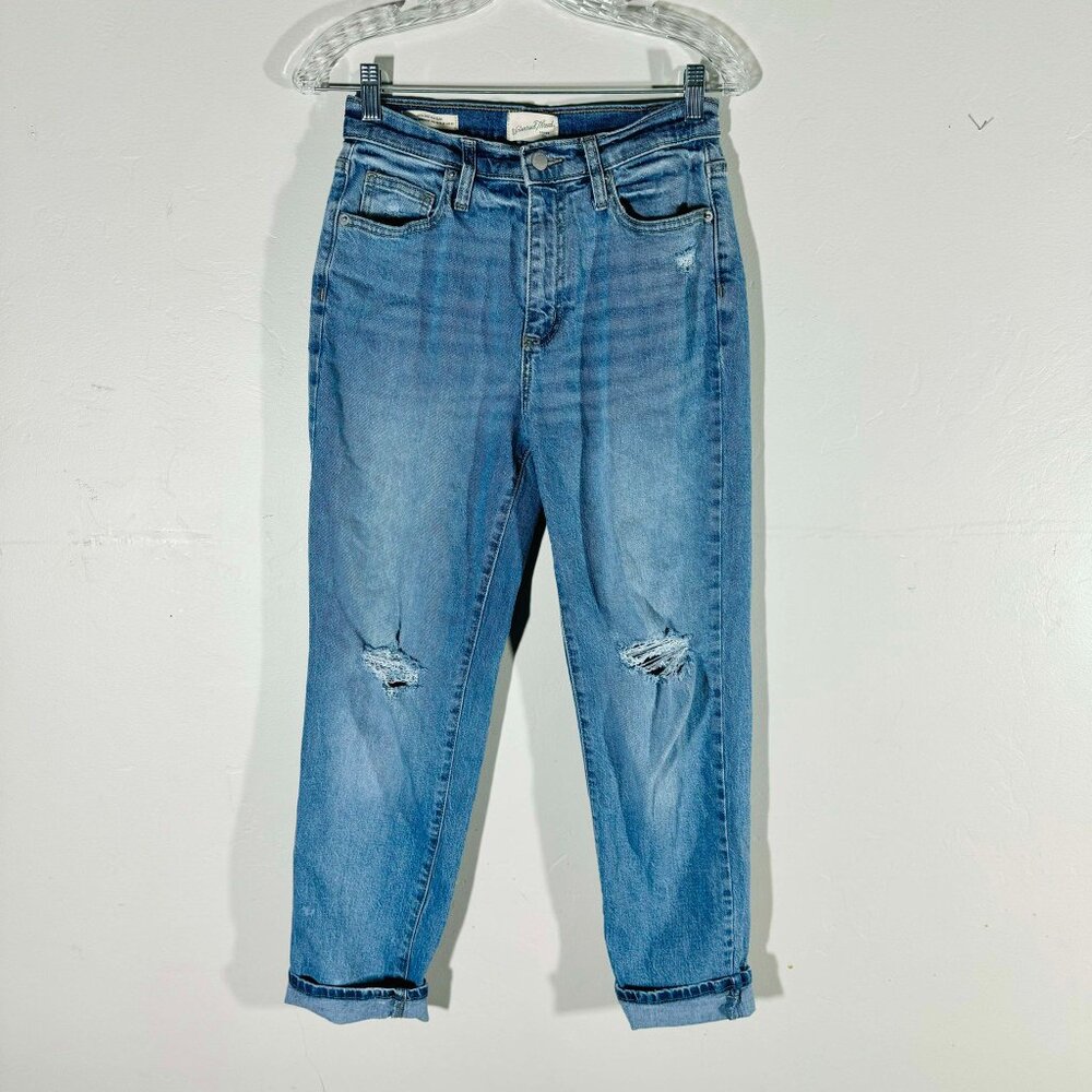 Universal Thread High Rise 90s Slim Denim Jeans Medium Wash Size 6R